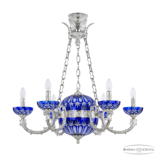 Подвесная люстра Bohemia Ivele Crystal Florence 71009P/6/210 NW P Clear-Blue/H-1I Y8