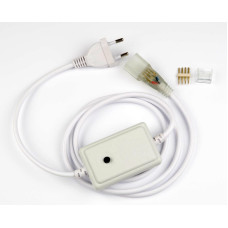 Провод для монохромной светодиодной ленты Neon (UL-00005799) Uniel UCX-SP4/N22 White 1 Sticker