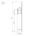 Алюминиевый профиль Arlight ARH-PLINTUS-50-FANTOM-3000 BLACK 052699