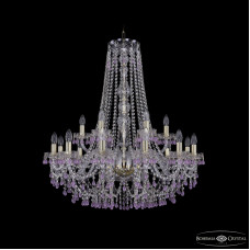 Подвесная люстра Bohemia Ivele Crystal 1410/12+6/300/h-95 G V7010