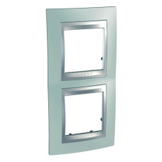 Рамка 2-постовая вертикальная Schneider Electric Unica Top MGU66.004V.094