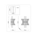 Настенный светильник Ambrella Light High Light Crystal LH41032
