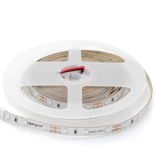 Светодиодная лента Apeyron 12В, 4,8Вт/м, smd3528, 60д/м, IP20 5м Красный 00-435