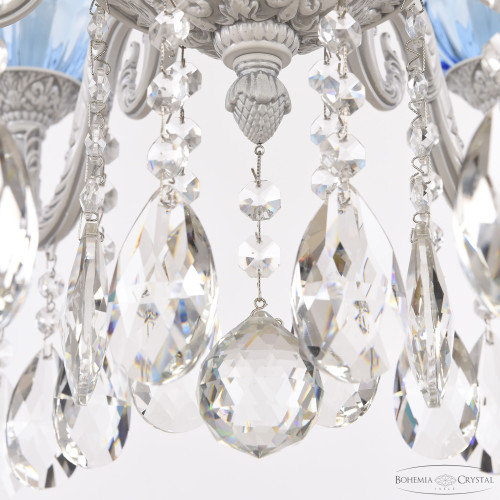 Подвесная люстра Bohemia Ivele Crystal AL79101/6/175 A WMN P Aquamarine/M-1H