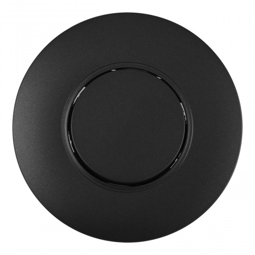 Выключатель круглый одноклавишный с рамкой Arte Milano SET08-1-30-1 black