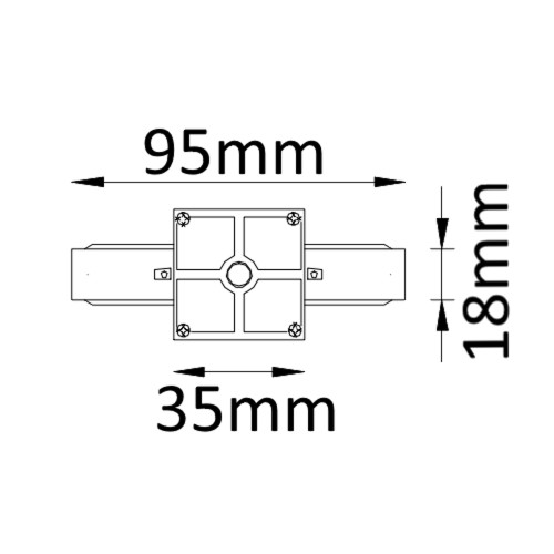 Соединитель линейный (однофазный) Crystal Lux CLT 0.211 CLT 0.211 01 WH