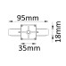 Соединитель линейный (однофазный) Crystal Lux CLT 0.211 CLT 0.211 01 WH