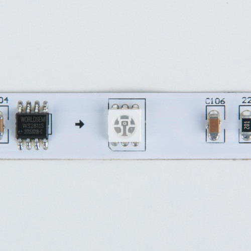 Светодиодная лента Elektrostandard 12V 7,2W 30Led 5050 IP20 RGB, 5м 4690389040160