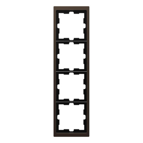 Рамка 4-постовая Schneider Electric Merten D-Life MTN4040-6552