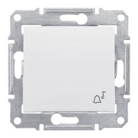 Выключатель кнопочный Звонок Schneider Electric Sedna 10A 250V SDN0800121