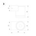 Уличный настенный светильник Arlight LGD-RAY-WALL-R65-9W Day4000 (GR, 23 deg, 230V) (IP65 Металл) 044852(1)