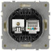 Розетка Эра Galaxy 15-3110-02 комбинированная RJ45+TV IP20 слоновая кость Б0070778