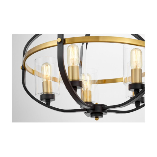 Подвесная люстра Lumina Deco Monterey LDP 1141-5 BK+MD