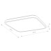 Потолочный cветильник Nowodvorski Agnes Square Led Pro Black 10988