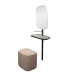 Зеркало с полкой и пуфом Garda Decor 58DB-23177