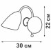 Бра Vitaluce V3715/1A