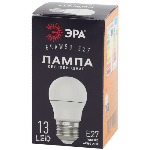 Лампа светодиодная Эра E27 3W 3000K ERAW50-E27 Б0049582