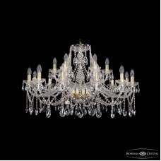 Подвесная люстра Bohemia Ivele Crystal 1413/12+6/360 G