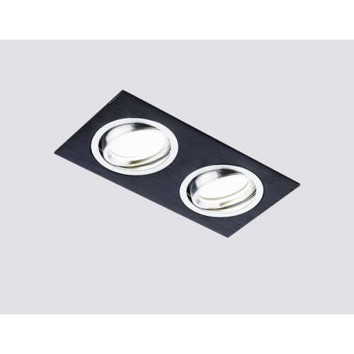 Встраиваемый светильник Ambrella Light Standard Spot A601/2 BK