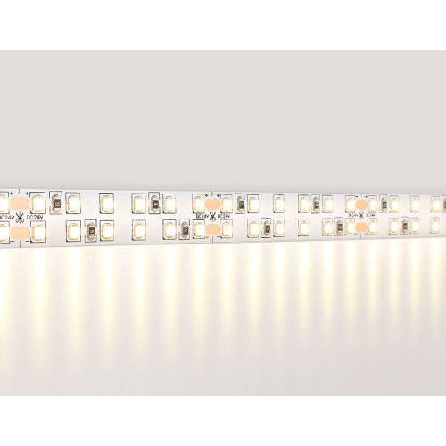 Светодиодная лента двухрядная Ambrella Light LED Strip 24В 2835 24Вт/м 3000K 5м IP20 GS3701