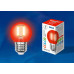 Лампа светодиодная филаментная (UL-00002985) Uniel E14 5W красный LED-G45-5W/RED/E14 GLA02RD