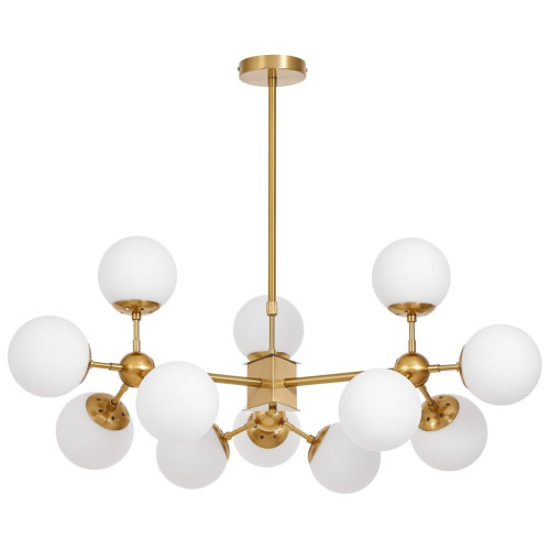 Люстра на штанге Lumina Deco Zodiak LDP 160-12 MD+WT