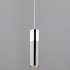 Подвесной светильник Eurosvet Double Topper 50135/1 LED хром/черный жемчуг