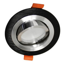 Встраиваемый светильник Lumina Deco Duka LDC 8062-D90 BK+SL