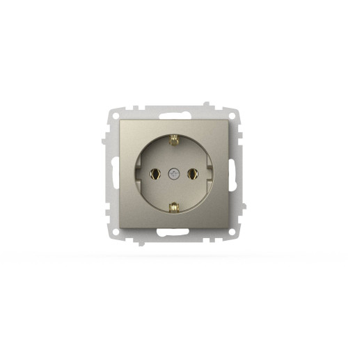 Розетка с заземлением ELBI Zena Vega 609-011400-217