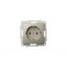 Розетка с заземлением ELBI Zena Vega 609-011400-217
