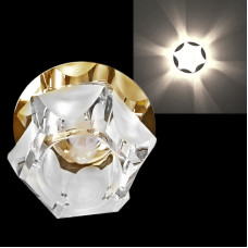 Встраиваемый светильник Reluce Sneha 7018/H G9 GD+WT Встраиваемый светильник Reluce Sneha 7018/H G9 GD+WT