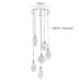 Подвесной светильник Delight Collection Colvin MT9176-6H titanium gold Подвесной светильник Delight Collection Colvin MT9176-6H titanium gold