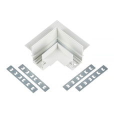 Коннектор угловой для магнитного шинопровода Myfar Accessories for MagLine 23 MT0200-CL-W