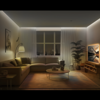 Светодиодная лента Yeelight Pro Hight Voltage 75В, 4Вт, 2700-6500К, 16мм, 50м