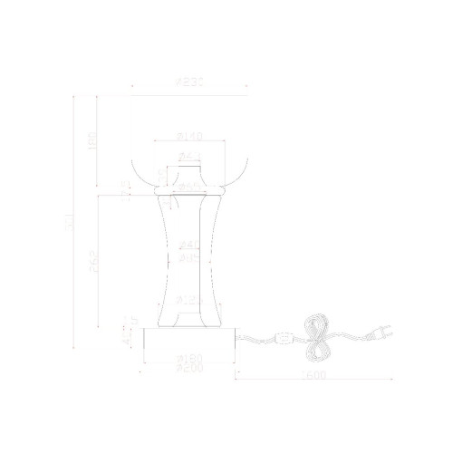 Настольная лампа Divinare Sterzo 1244/17 TL-20