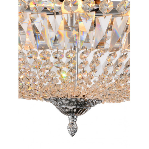 Люстра на штанге Natali Kovaltseva ROCOCO 81406/6C CHROME