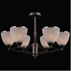 Люстра на штанге Natali Kovaltseva Chambry 75113-6C GRAY, CHROME
