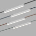 Трековый однофазный светильник Denkirs Belty linear DK5676-WH