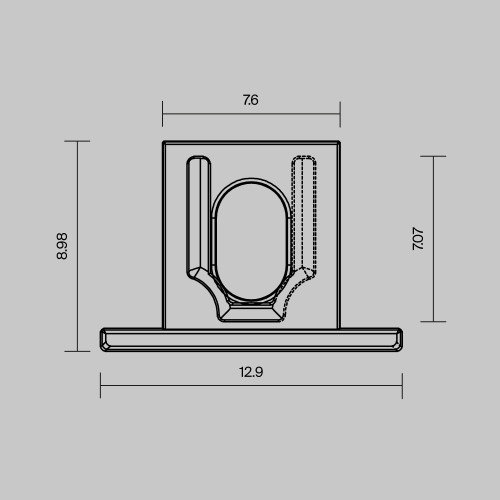 Комплект заглушек для профиля 1209 10шт Maytoni Led Strip ALM-1209-EC 642068
