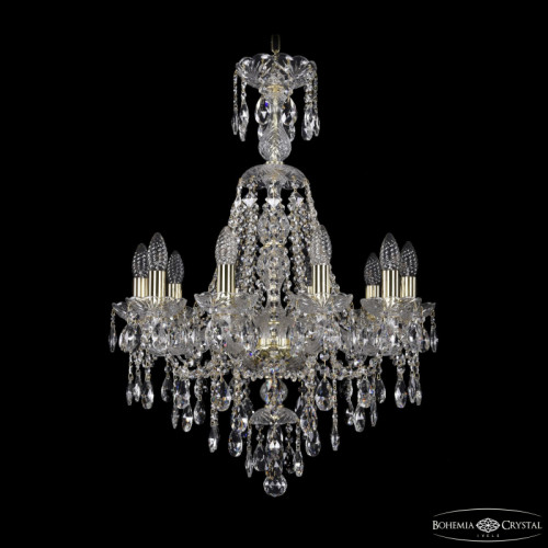 Подвесная люстра Bohemia Ivele Crystal 1415/10/200/XL-76 G