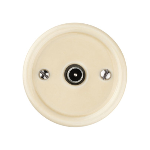 Розетка TV проходная сл. кость Болонь TDM Electric SQ1820-0354