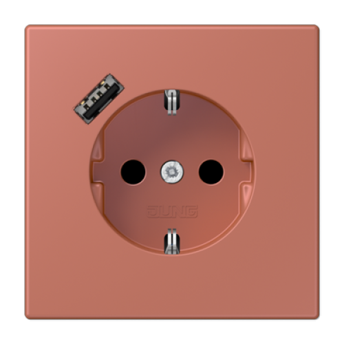 Розетка 2K+З USB Typ A Jung LC1520-18A236