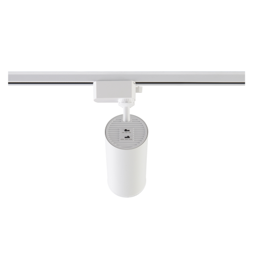 Трековый однофазный светильник Crystal Lux CLT 0.31 021 WH 3CCT ZOOM