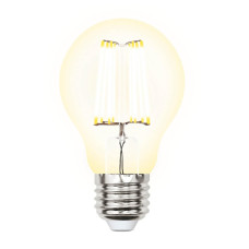 Лампа светодиодная филаментная (UL-00002625) Uniel E27 10W 3000K прозрачная LED-A60-10W/WW/E27/CL PLS02WH