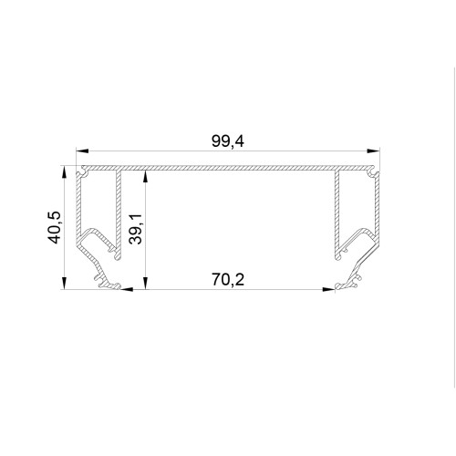 Профиль для натяжного потолка Lightstar 500427