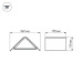 Настенный светильник Arlight LGD-Wall-Delta-1B-12W Warm White 019779