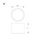Накладной светильник Arlight SP-BISCOTTO-R90-8W Warm3300-MIX (WH-GD, 80 deg, 230V) 054912