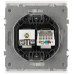 Розетка ЭРА Arktik 16-3110-01 комбинированная RJ45+TV белый Б0070494
