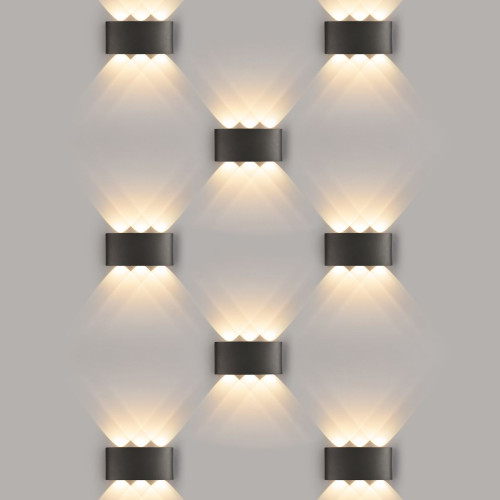 Настенный светильник Elektrostandard 1551 TECHNO LED TWINKY TRIO черный 4690389068027 a049671