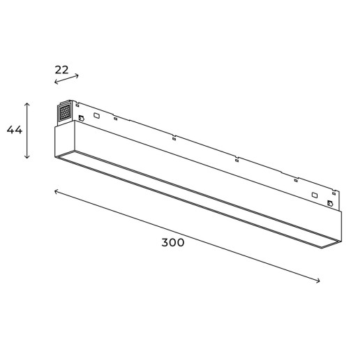Трековый магнитный светильник Hesby Lighting ElDeko HSBL_0236